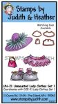 UN-21 Unmounted Lady Clothes Set 1